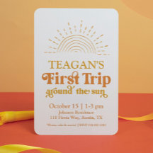 Primer Viaje Del Boho Alrededor Del Primer Cumplea