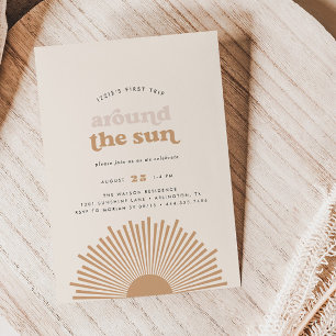 Invitación Primer viaje por los Chicas de Sun Boho