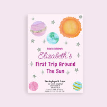 Primer Viaje Rosado Alrededor Del Chica Sol Primer