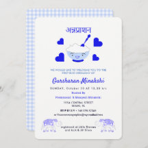 Primera ceremonia de Rice Annaprashan