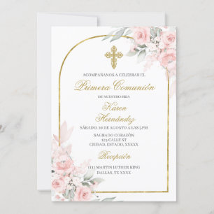 Invitación Primera Comuión Español