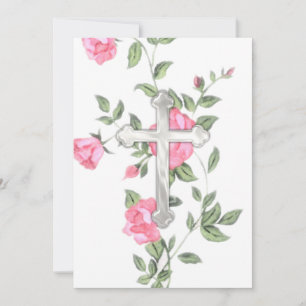 Invitación Primera Comunicación Cruz "Grabado en r