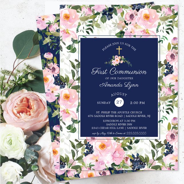 Invitación Primera comunicación de Rosas y personajes de Rubo (Subido por el creador)