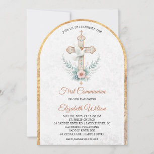 Invitación Primera comunicación sagrada de género neutral