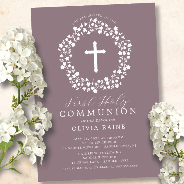 Invitación Primera Comunidad de Chicas Florales Mauve (Subido por el creador)