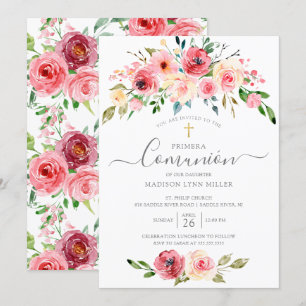 Invitación Primera Comunidad Española Floral