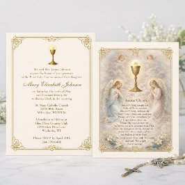 Invitación Primera Comunión Anima Christi