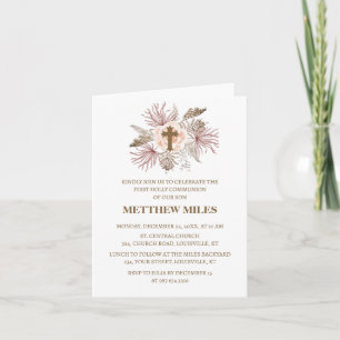 Invitación Primera comunión católica