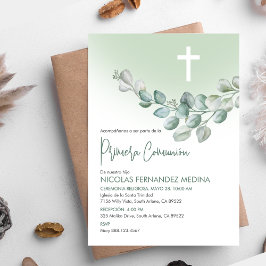 Invitación Primera Comunión Católica Española