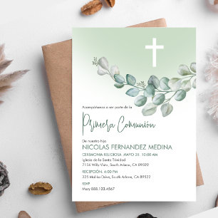 Invitación Primera Comunión Católica Española