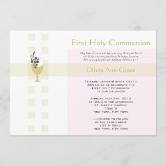 Invitación Primera Comunión - Chica