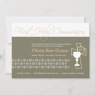 Invitación Primera Comunión - Chica