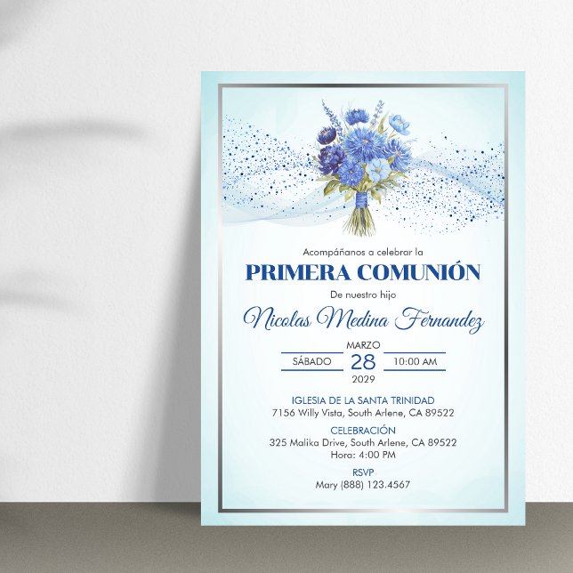 Invitación Primera Comunión Cute Comunion (Subido por el creador)