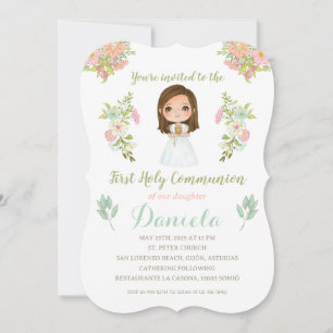 Invitación Primera Comunión DANIELA