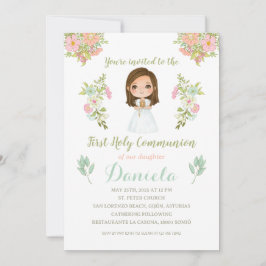 Invitación Primera Comunión DANIELA