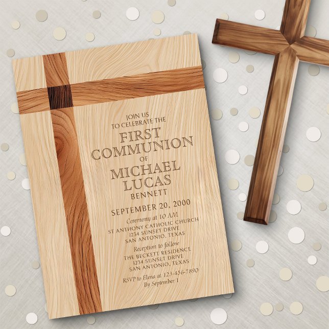 Invitación Primera comunión de chicos (Subido por el creador)