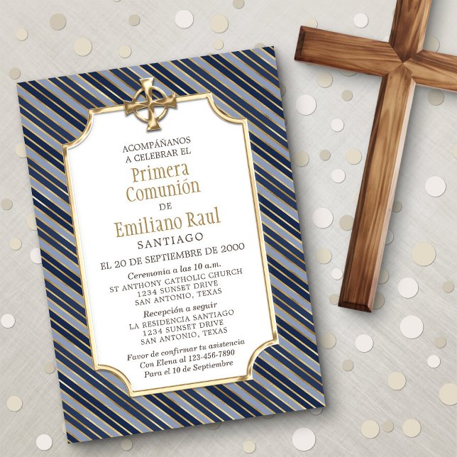 Invitación Primera comunión de la Marina Española de Niños (Subido por el creador)