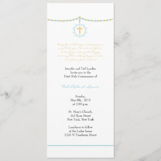 Invitación Primera comunión del muchacho
