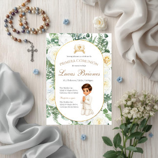 Invitación Primera Comunión del Primer Hijo