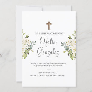 Invitación Primera Comunión Española