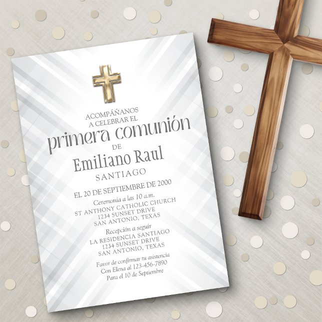 Invitación Primera Comunión Española (Subido por el creador)