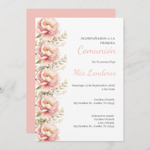 Invitación Primera Comunión Española