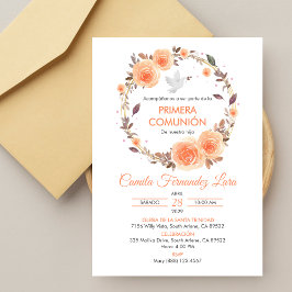 Invitación Primera comunión española de Primera Comunión