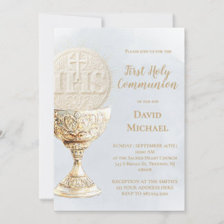 Invitación Primera Comunión Eucaristía