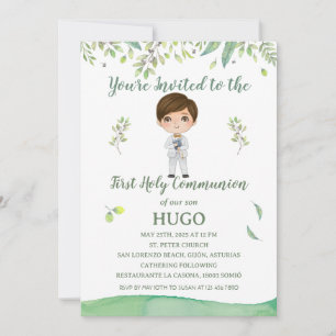 Invitación Primera Comunión HUGO
