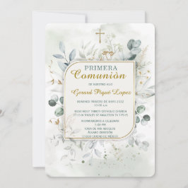 Invitación Primera comunión imprimible