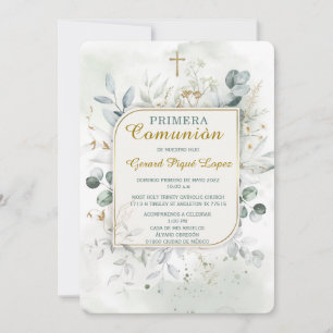 Invitación Primera comunión imprimible