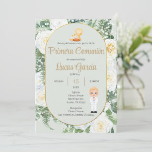 Invitación Primera Comunión Niño