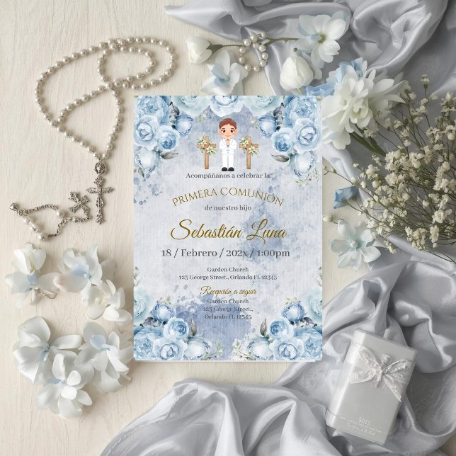 Invitación Primera Comunión Niño (Subido por el creador)