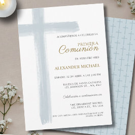 Invitación Primera Comunión niño español