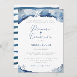 Invitación Primera Comunión Para Niño, Boy 1ª Comunión
