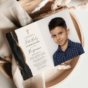 Invitación Primera Comunión Personalizada con Foto en Ágata N