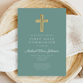 Invitación Primera comunión religiosa de la Cruz Verde