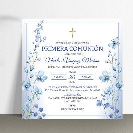 Invitación Primera Comunión Religiosa Primera Santa Comunión