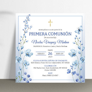 Invitación Primera Comunión Religiosa Primera Santa Comunión