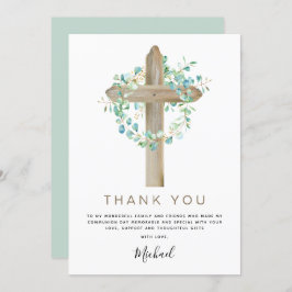 Invitación Primera Comunión Sagrada Gracias A Sage Eucalyptus