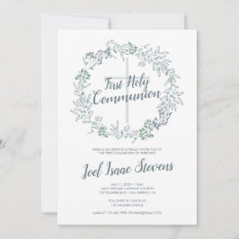 Invitación Primera comunión santa de la Guerra Verde