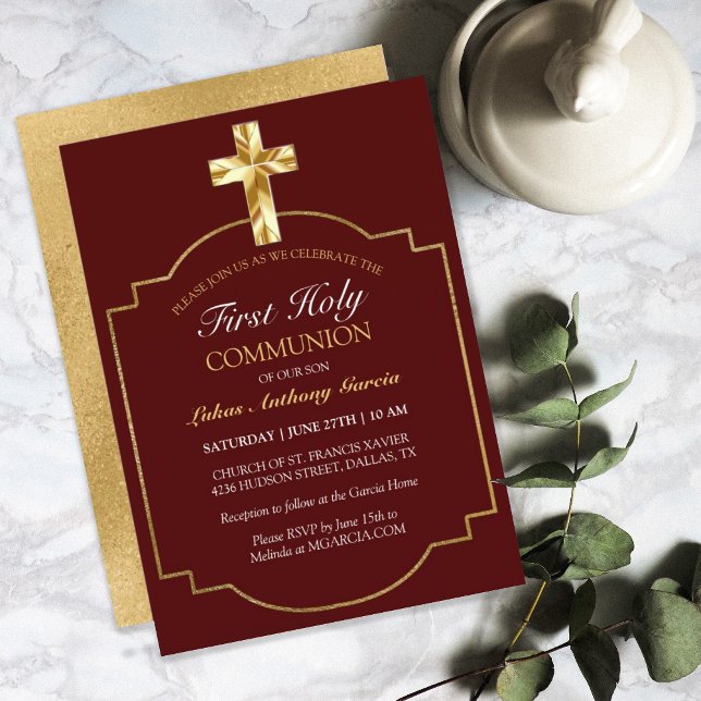 Invitación Primera Cruz de Oro de la Comunidad Borgoña Elegan (Subido por el creador)