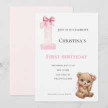 Primera cumpleaños niña