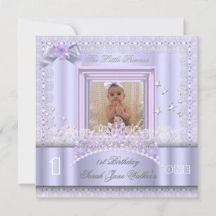 Invitación Primera Fiesta de Cumpleaños de la Princesita Foto
