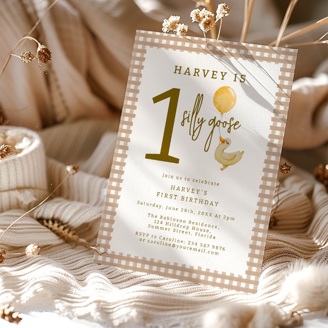 Invitación Primera fiesta de cumpleaños de un bobo (Subido por el creador)