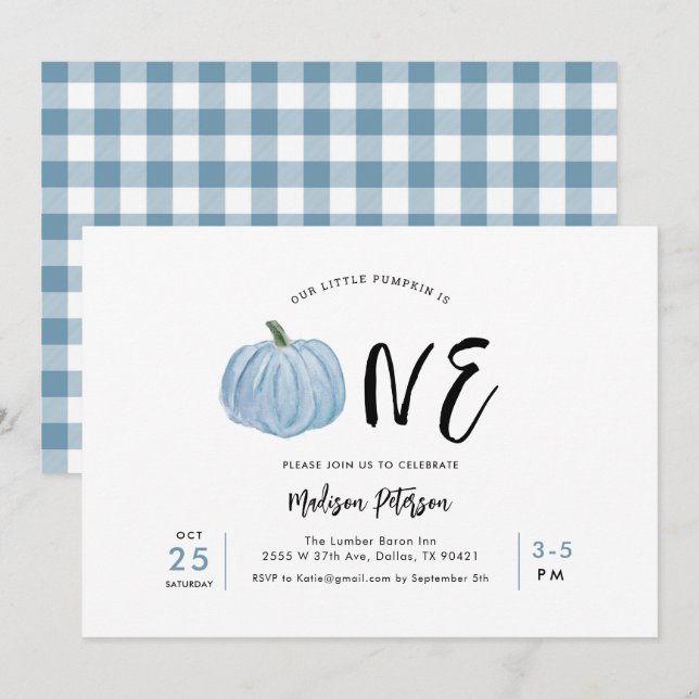 Invitación Primera fiesta de cumpleaños del niño de la Calaba (Anverso / Reverso)