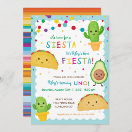 Invitación Primera fiesta de cumpleaños del niño - no hay tie
