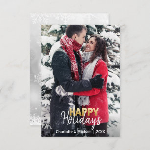 Invitación Primera Navidad buenas fiestas se casó dedicó la