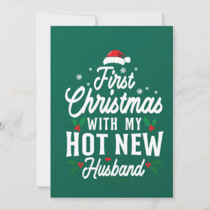 Invitación Primera Navidad con mi nuevo y sexy marido regalo