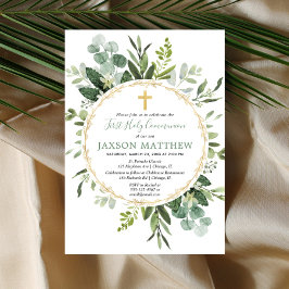 Invitación Primera vegetación de eucalipto de la Santa Comuni